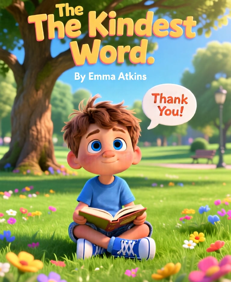 Children's book The Kindest Word by Emma Atkins.