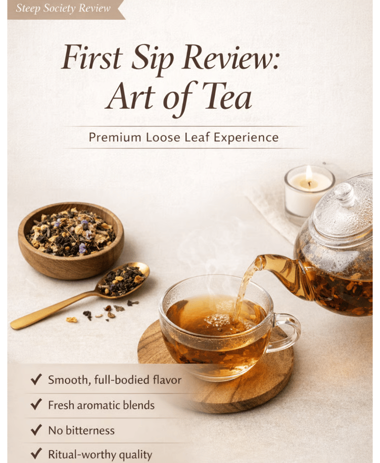 First Sip Review: Art of Tea, Premium Loose Leaf Experience