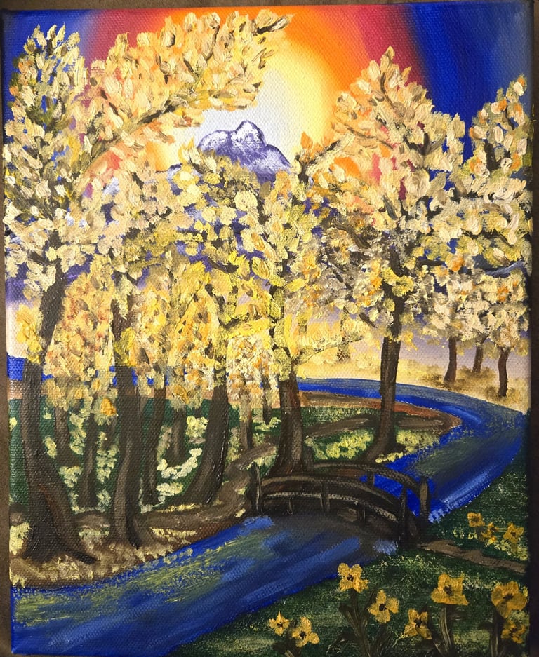 Feuille (painting) Kylee Nicole