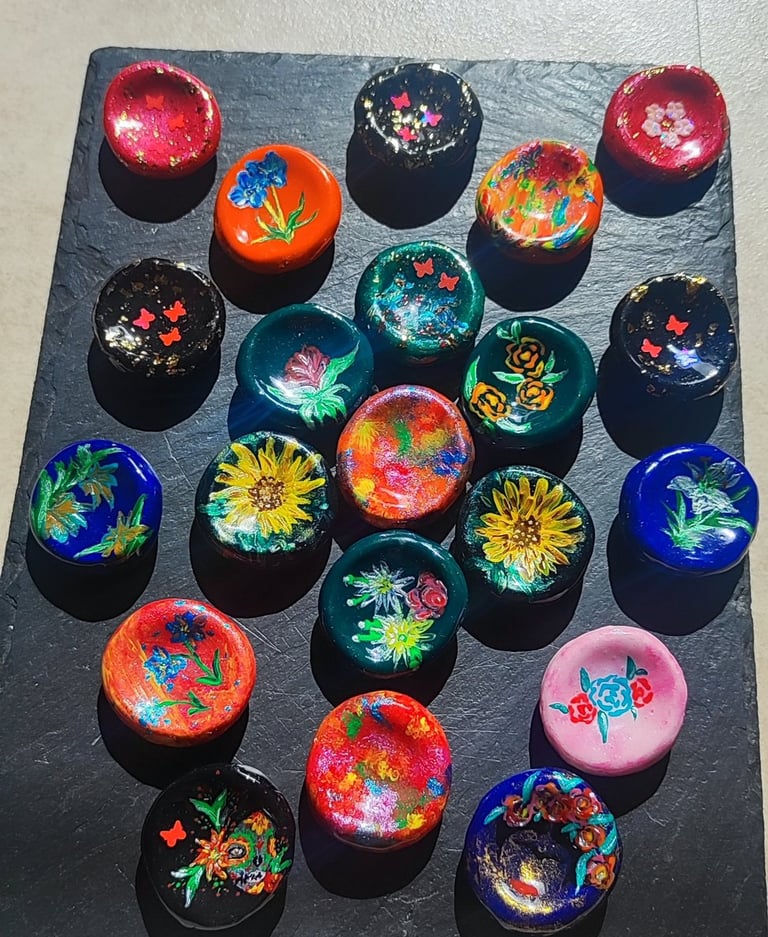 Worry stones pierres d'apaisement créations l'atelier indigo d'anaïs
