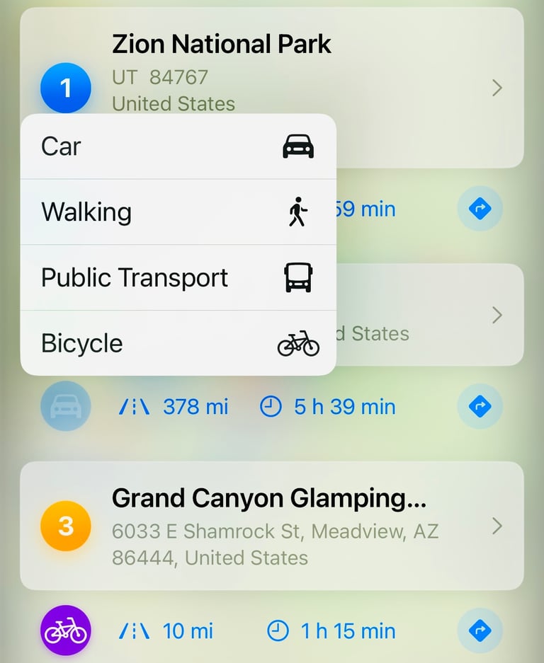 multi modal transportation mode