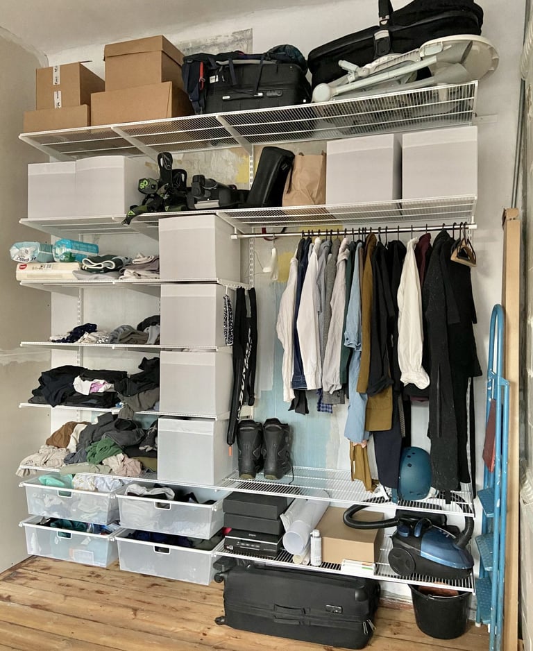 Elfa drabužinių sistema | Elfa wardrobe | lentynu-sistemos.lt