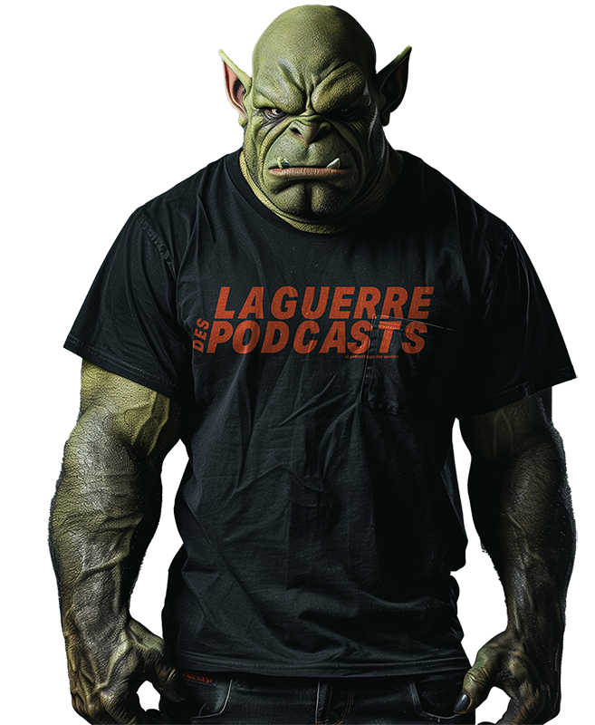 Orc portant un t-shirt de LGDP