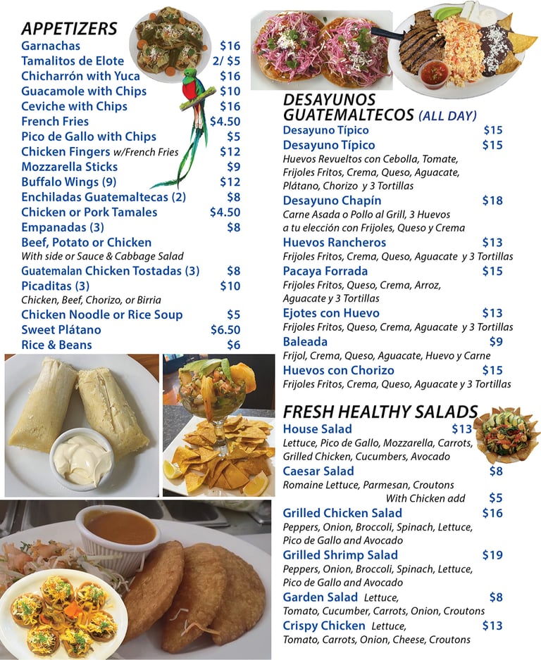 sabor latino latin mexican guatemalan food delivery byob