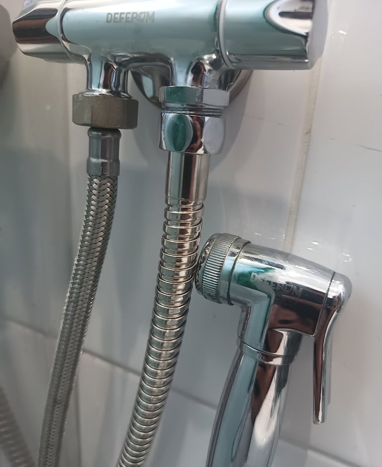 Instalação de ducha higiénica