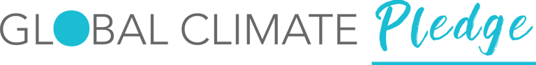 Global climate pledge logo
