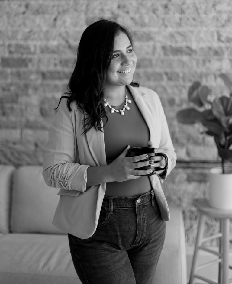 Attachment Therapist drinking coffee while doing couples therapy