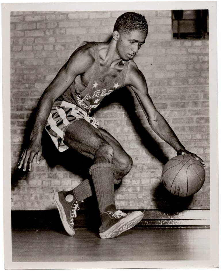1950 Harlem Globetrotters Team Issue Photo of Marques Haynes Type 1