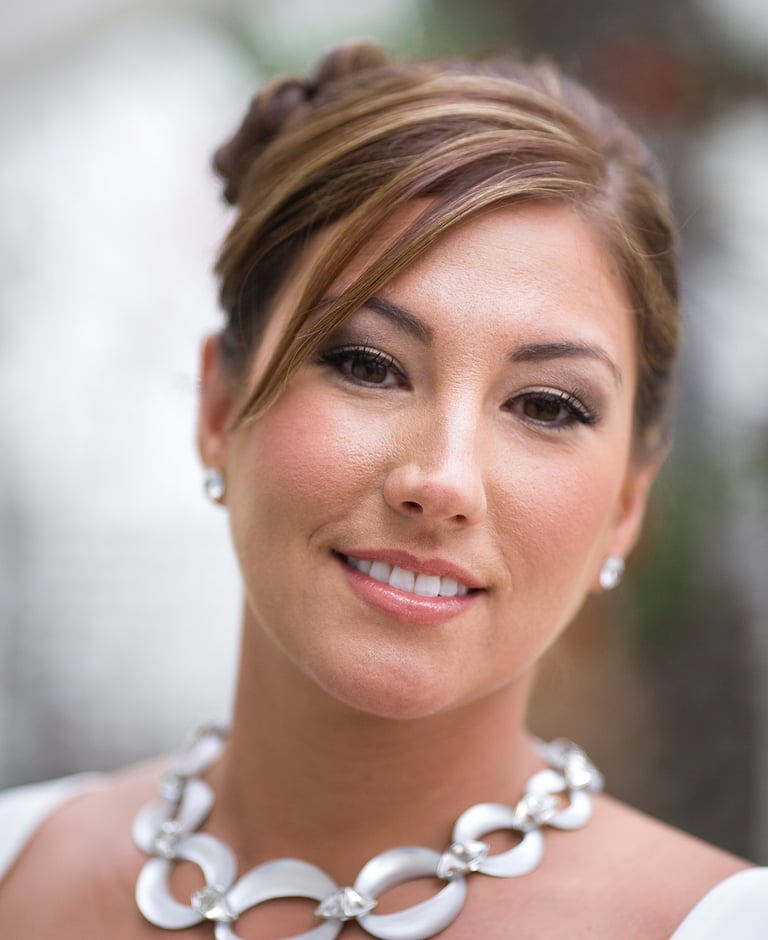 Beautiful Bride smiling 