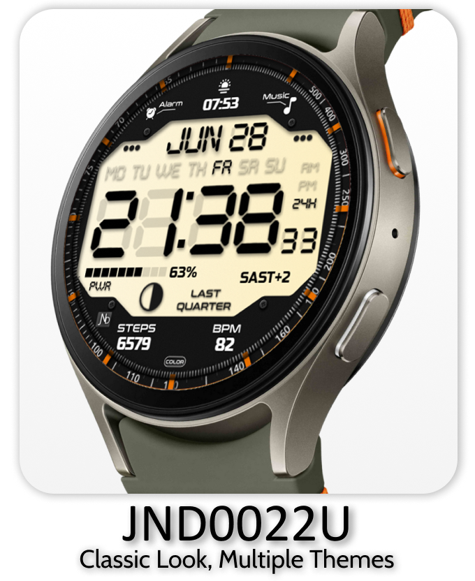 a watch with a large display of a watch on a white background