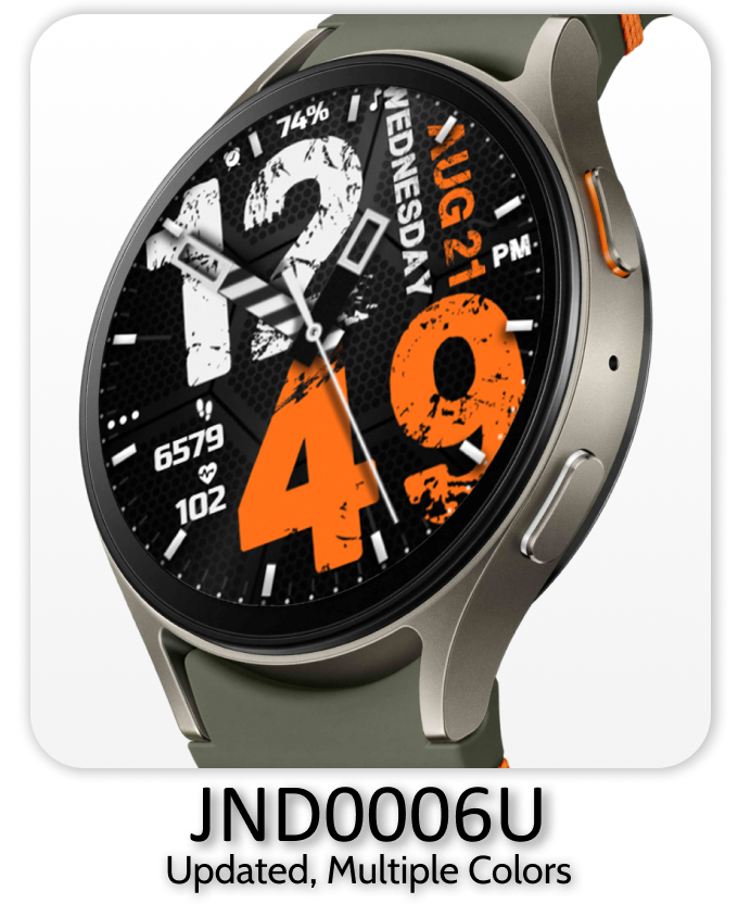 a watch with a watch face and a watch face on it