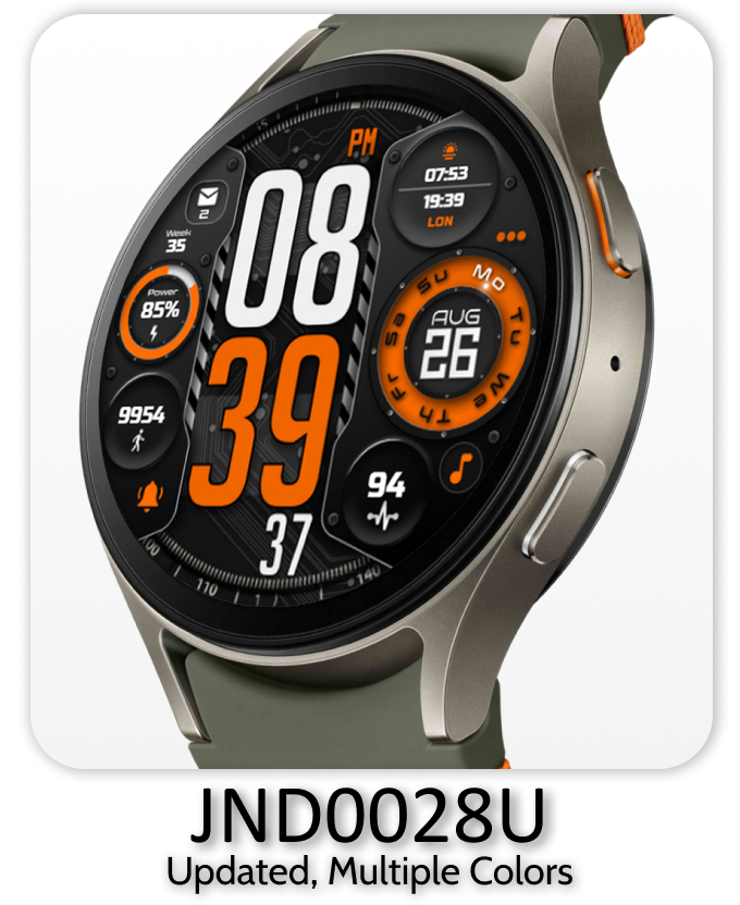 a smartwatch watch with a large display of the watch face