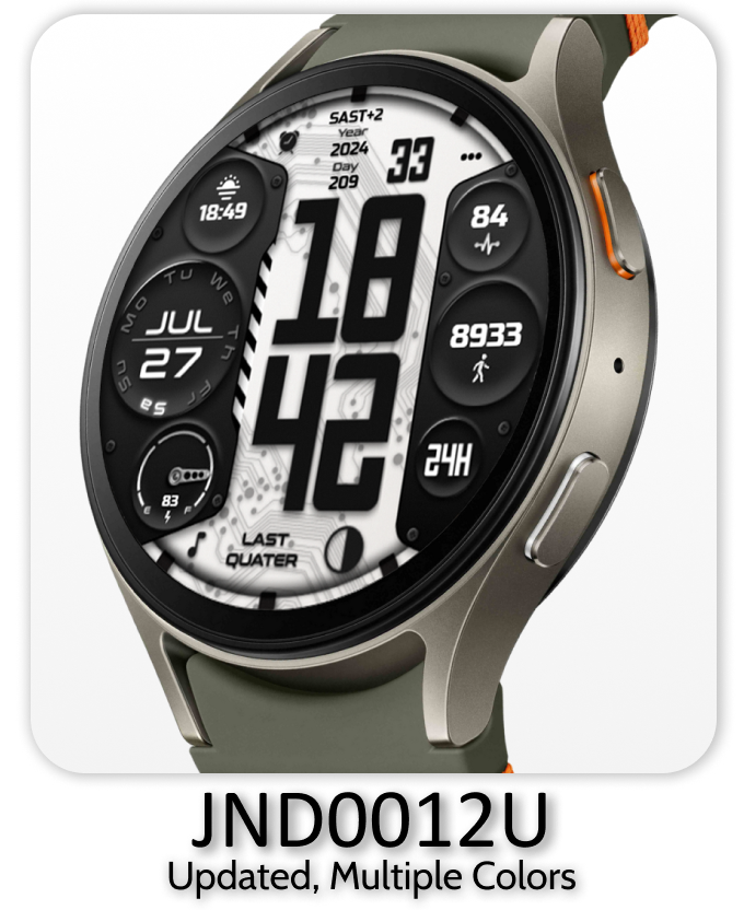 a watch with a large display of a digital watch