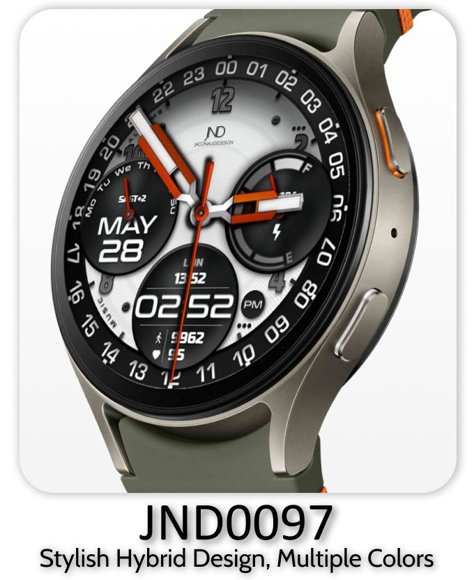 stylish watch face for wearos