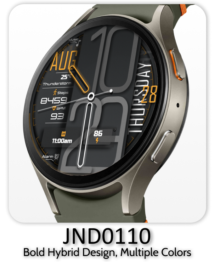 JND0110 Wear OS watchface