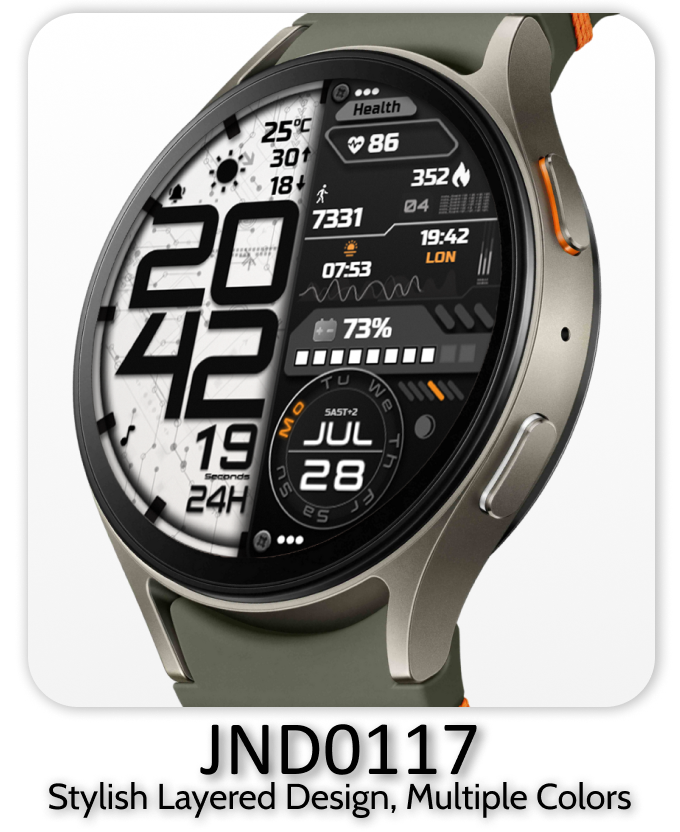 JND0117 Wear OS watch face