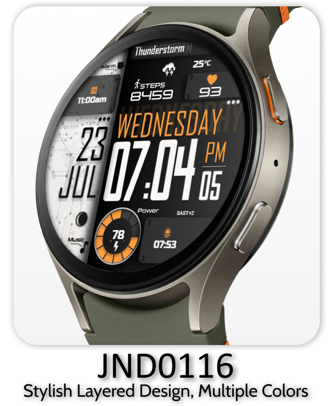 JND0116 Wear OS watch face