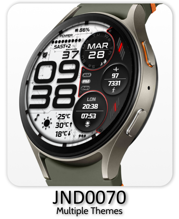 a smartwatch watch with multiple different colors and numbers