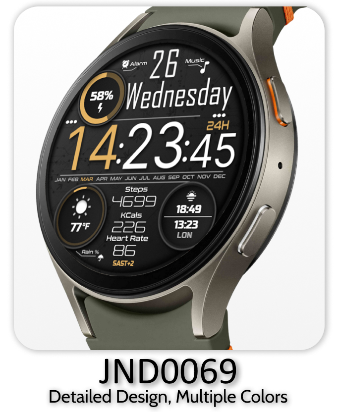 a smartwatch with a clock displayed on the screen