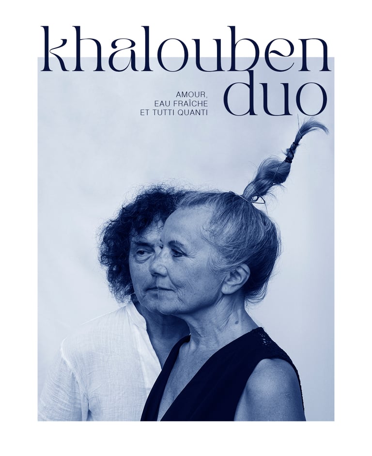 khalouben duo portrait aux deux visages