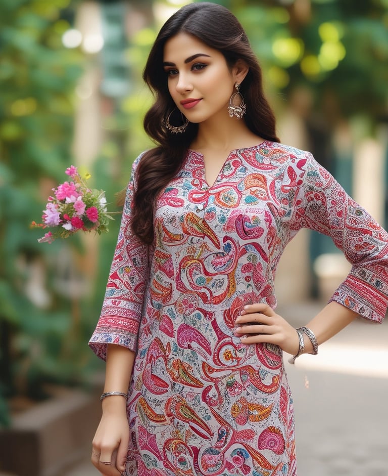 A vibrant display of colorful garments hanging on a rack, showcasing a variety of styles and fabrics.