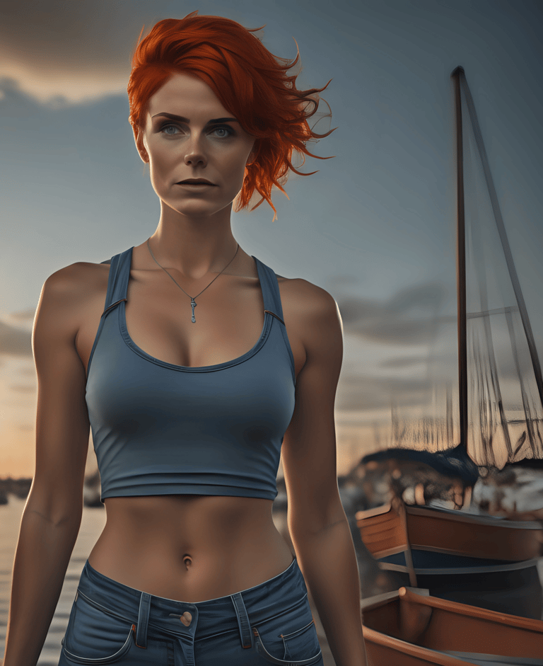 Image of Frankie Bonny - heroine of the Marina Witches Mysteries