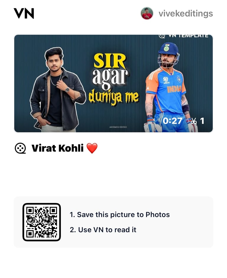 VIRAT KOHLI EDIT VN TEMPLATE CODE