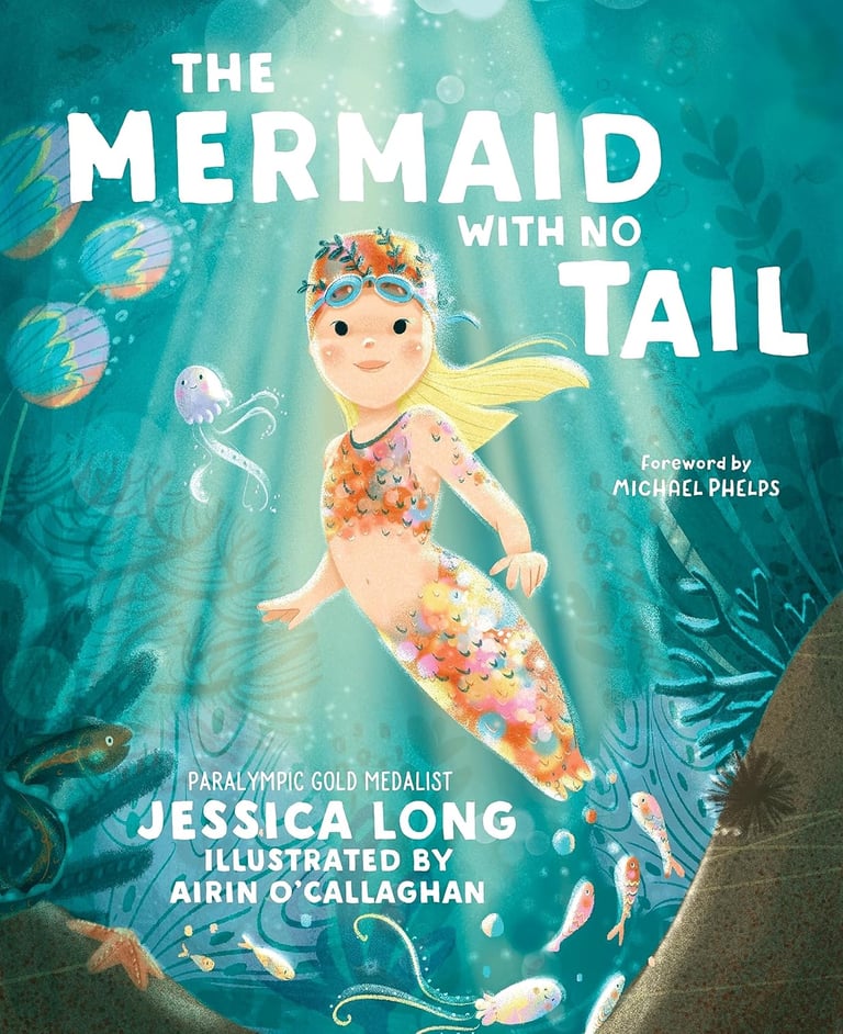 Lower limb difference book The mermaid with no tail by jessica long