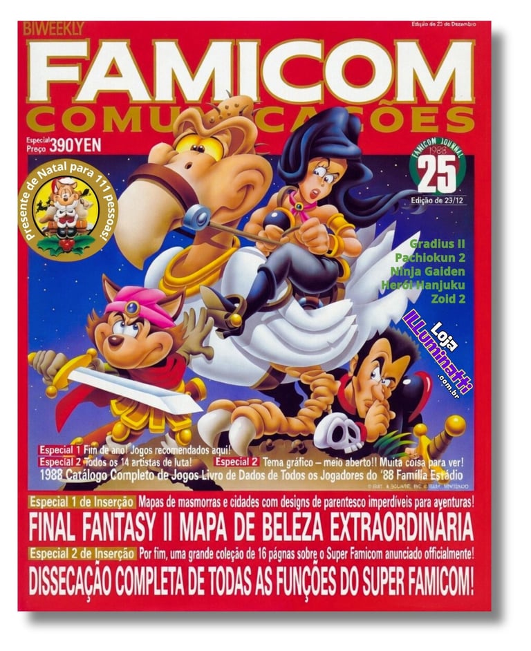 Revista Famicom Tsushin edição 25 de 23 dez 1988 sobre Super Famicom (Versão Traduzida para o portug