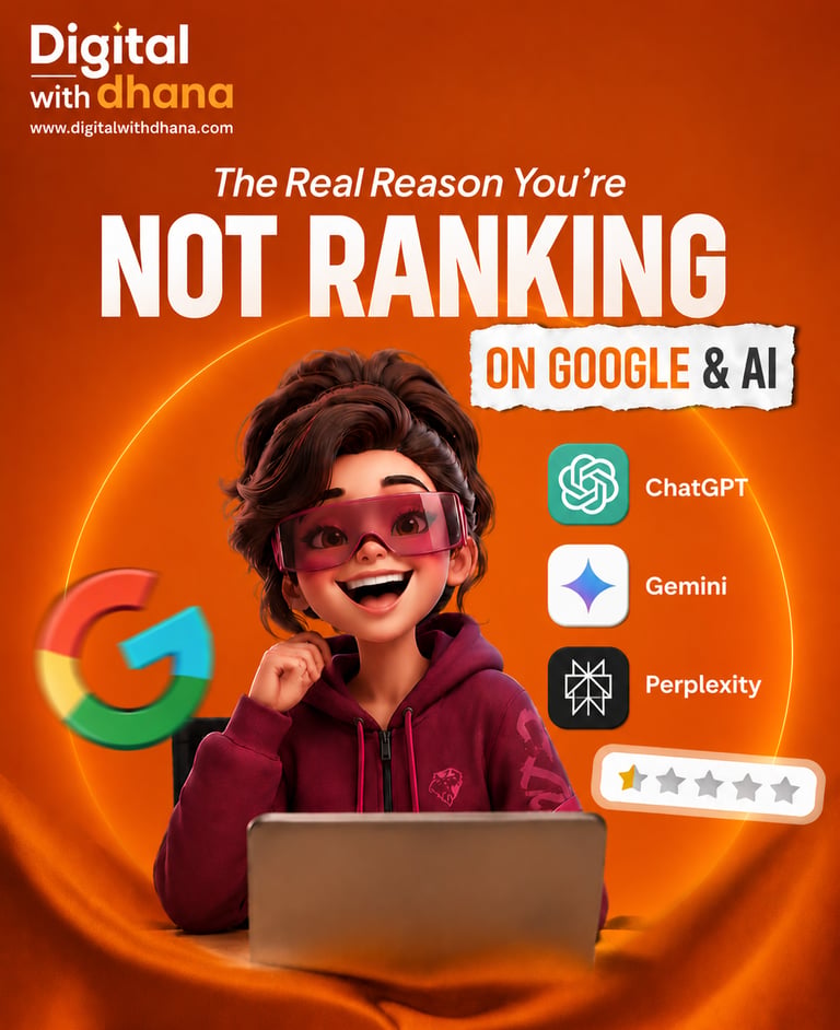 AI Search Visibility strategy showing how businesses get recommended by ChatGPT, Google AI, Gemini
