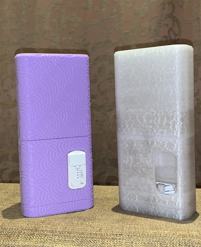 2x NUkit Protector case, purple, clear-white