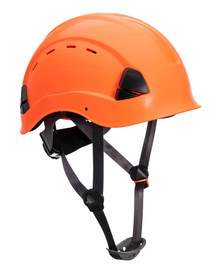 Casco Endurance ventilado: Ligero y seguro con carcasa ABS y 6 puntos de suspensión.