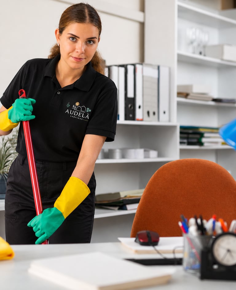 nettoyage bureaux et locaux professionnels à Rennes - Audelà Services