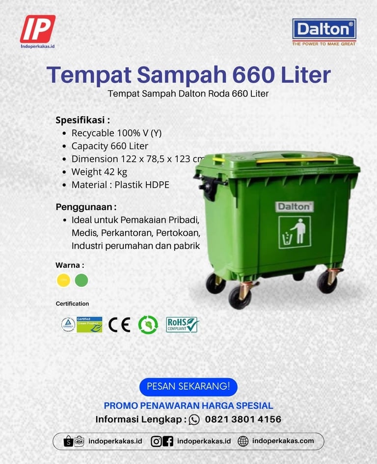 Tempat Sampah Dalton