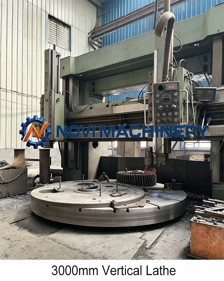 Extra-large 3000mm vertical lathe for machining large diameter gear blanks - Novi Gear