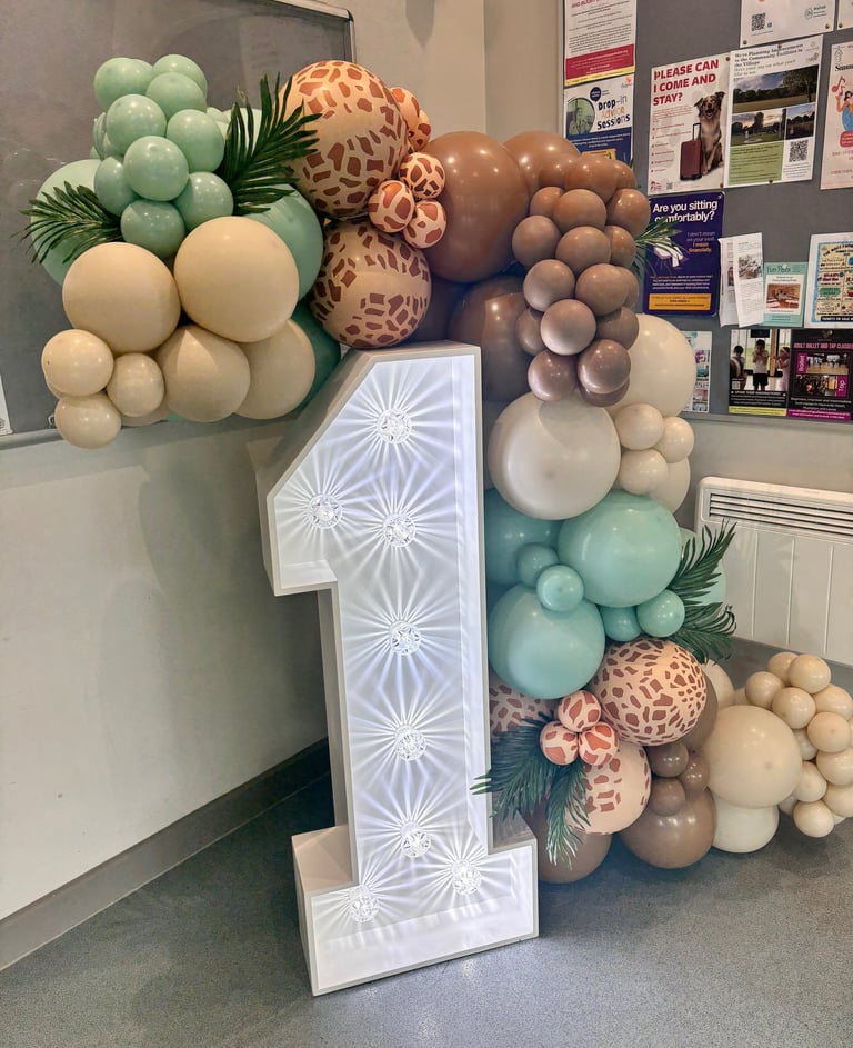 safari balloon display in Sussex , Kent , Surrey 