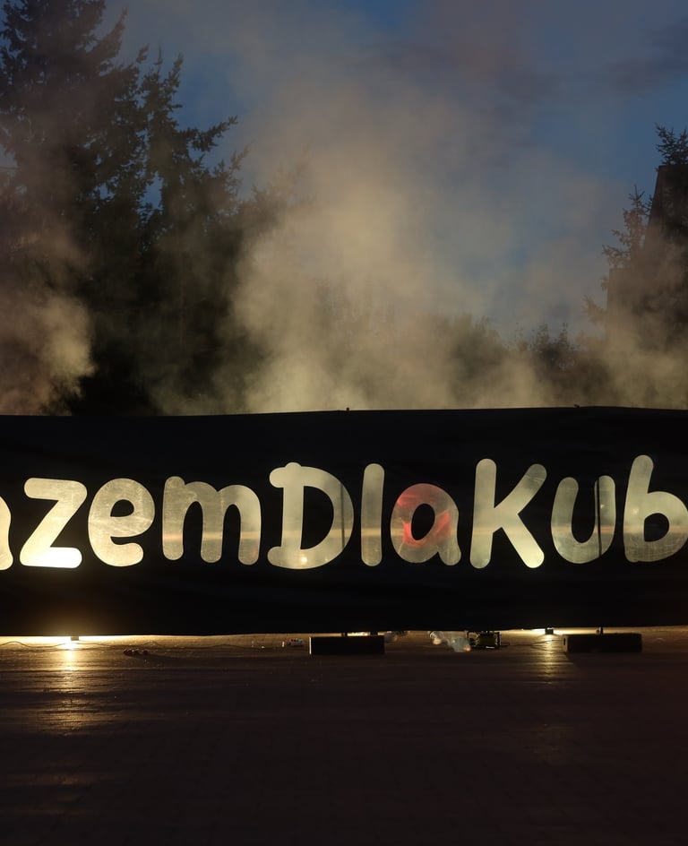 napis pirotechniczny podświetlany napis folia okolicznościowa