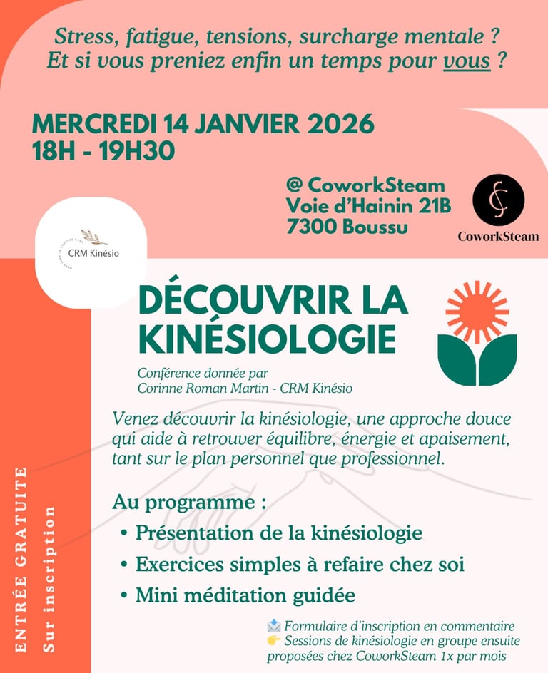 a flyer for a seminar on kinesiology