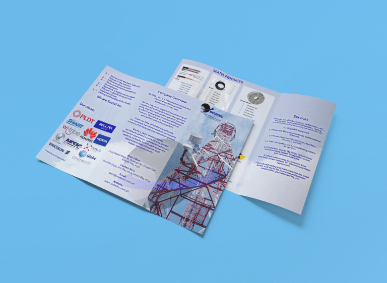 a brochure of a brochure of a man in a suit and