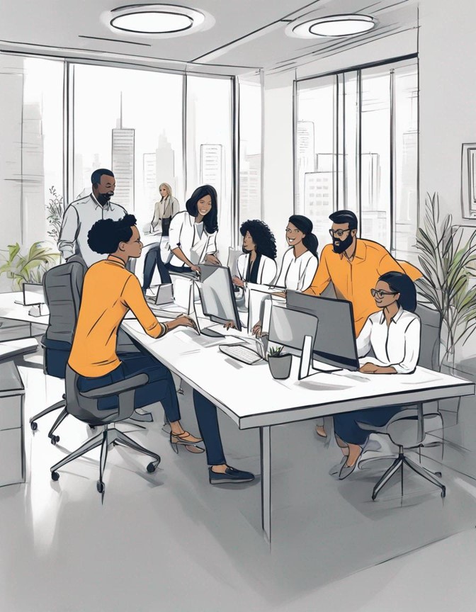 Group of people who are willing to Empower Trust Succeed
