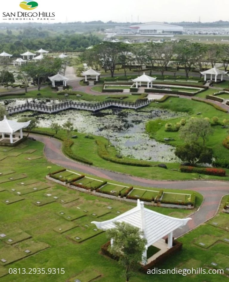 San Diego Hills Karawang taman makam diawat dengan sepenuh hati