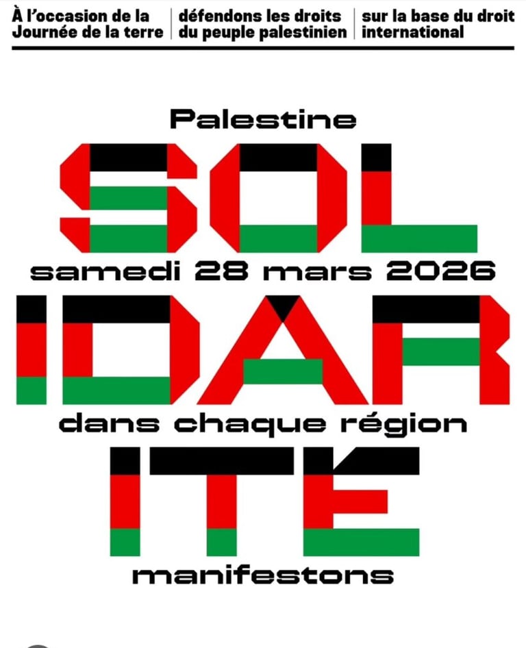 Jornée de solidarité national - journée de la terre - 28 mars 2026