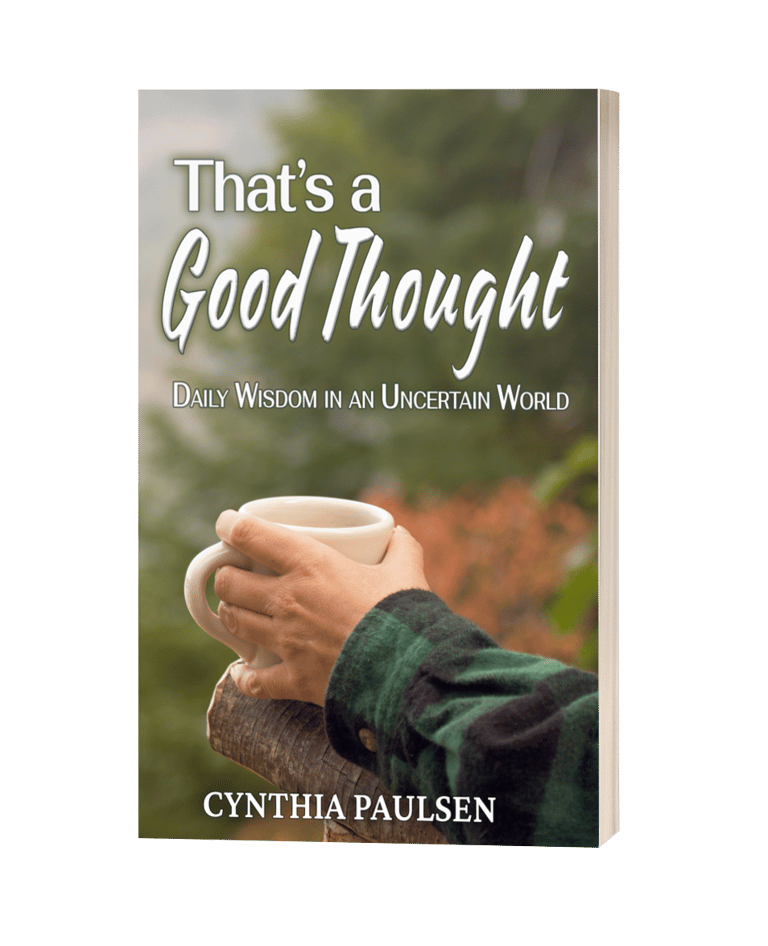 Book cover That's a Good Thought by Cynthia Paulsen