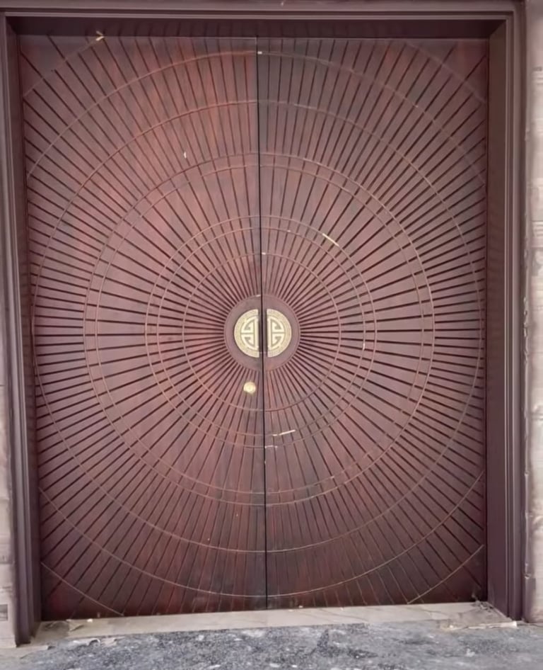 Designer wooden door