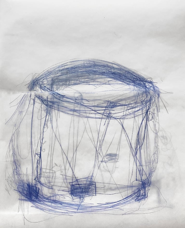 Marine Bikard Louise Dumas Dessin d'unisson