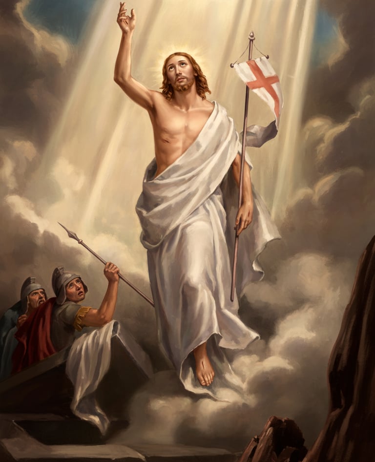 Jesús resucitado imagen en la Página de voces de amor y vida