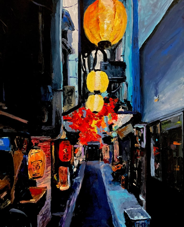 tokyo at night