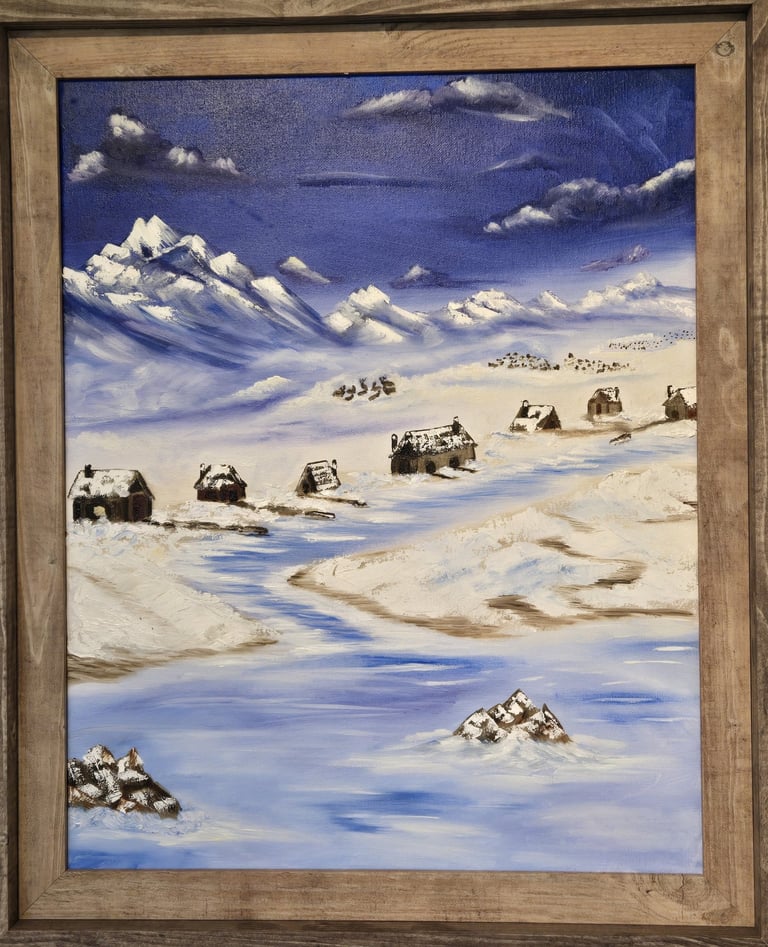 Mount Neighbors (painting) Kylee Nicole Smith