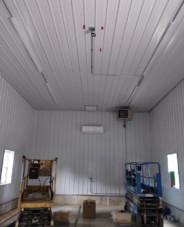 Pole barn electrical and lighting installation