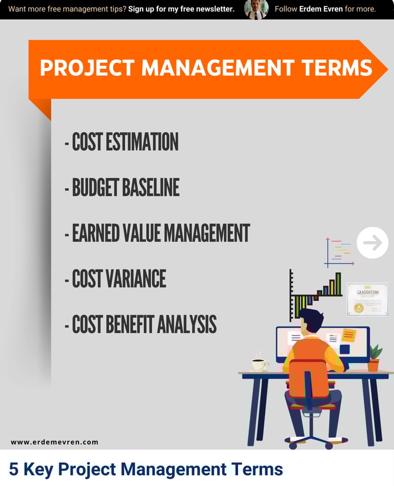 Project Management Financial Terms & Budgeting
